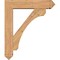 Ekena Millwork Legacy Arts and Crafts Smooth Bracket w/ Offset Brace, Western Red Cedar, 7 1/2"W x 34"D x 40"H BKT0806X34X40LEC03SWR - alternate 4